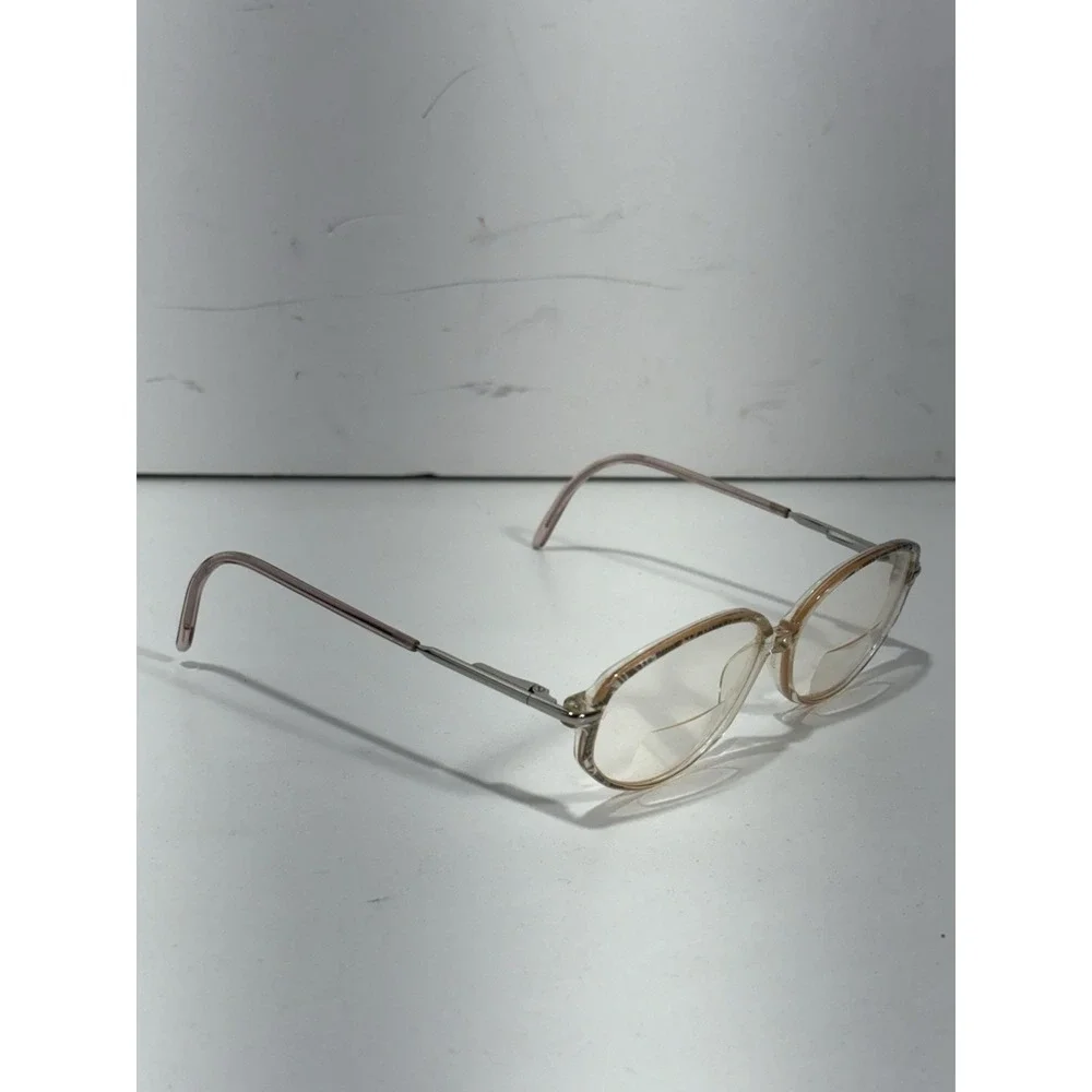 Rembrand by REM  VINTAGE eyewear eyeglass frame, 135, Pink Tinted plastic Clear